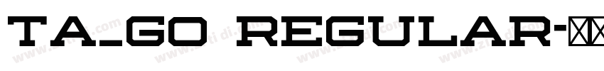 TA_go Regular字体转换